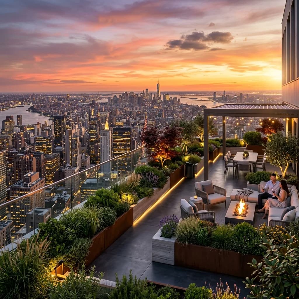 Stadthaus Dachterrasse